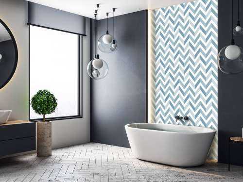 Chevron bleu