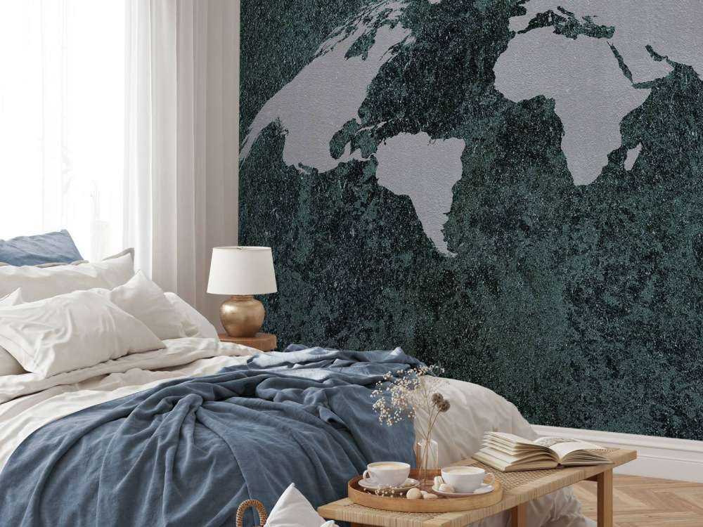 Carte du monde avec texture