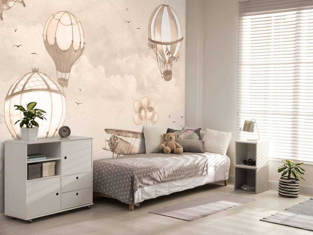 Sky Balloons en taupe