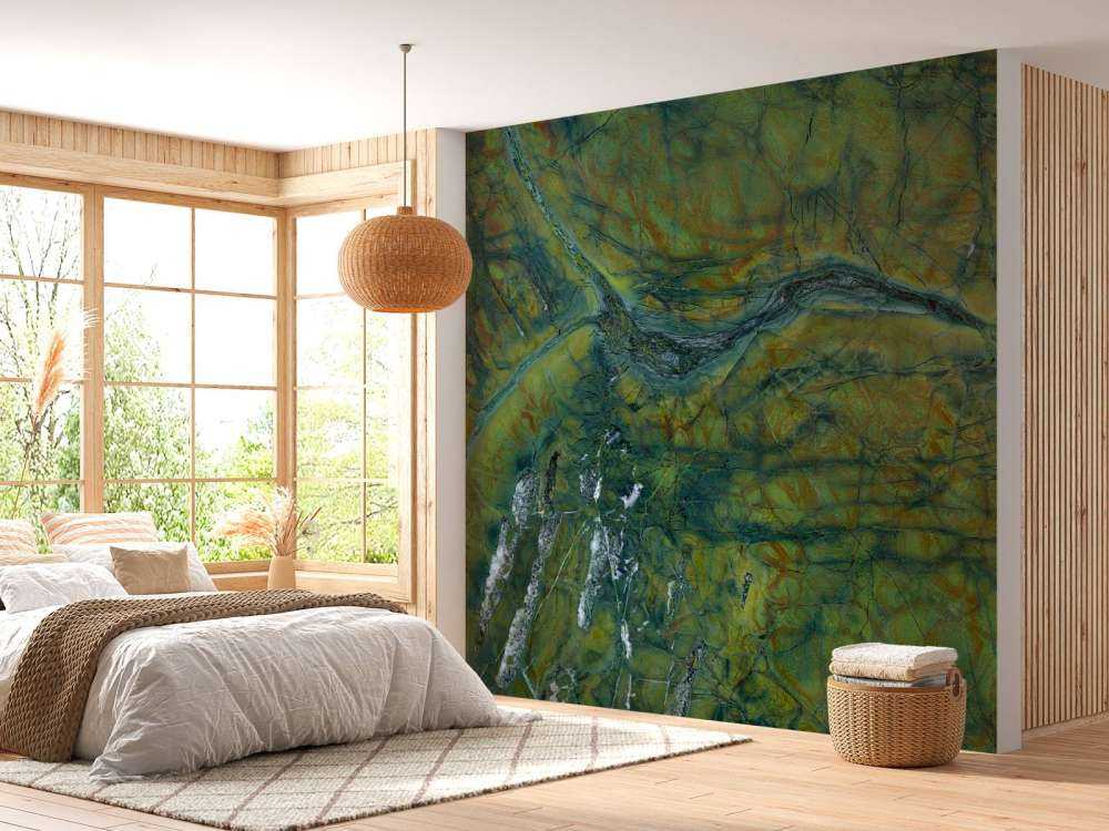 Marbre de couleur verte