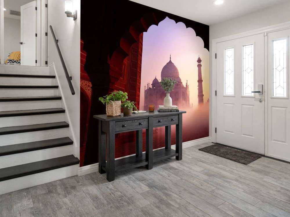 Le Taj Mahal au lever du soleil