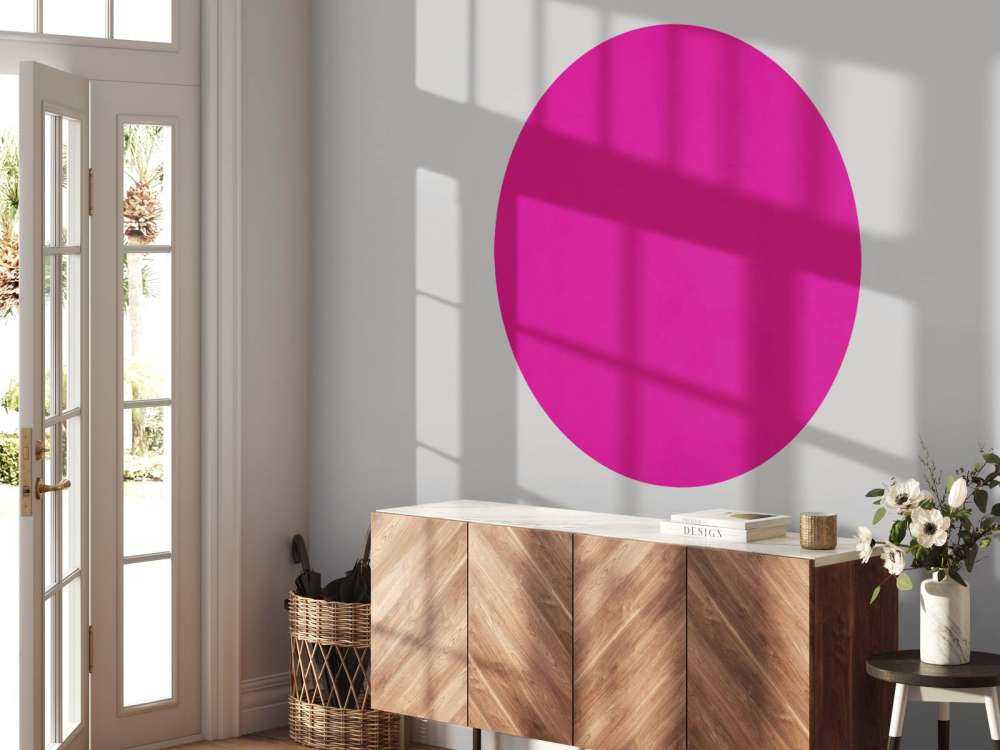 Béton rose fluo