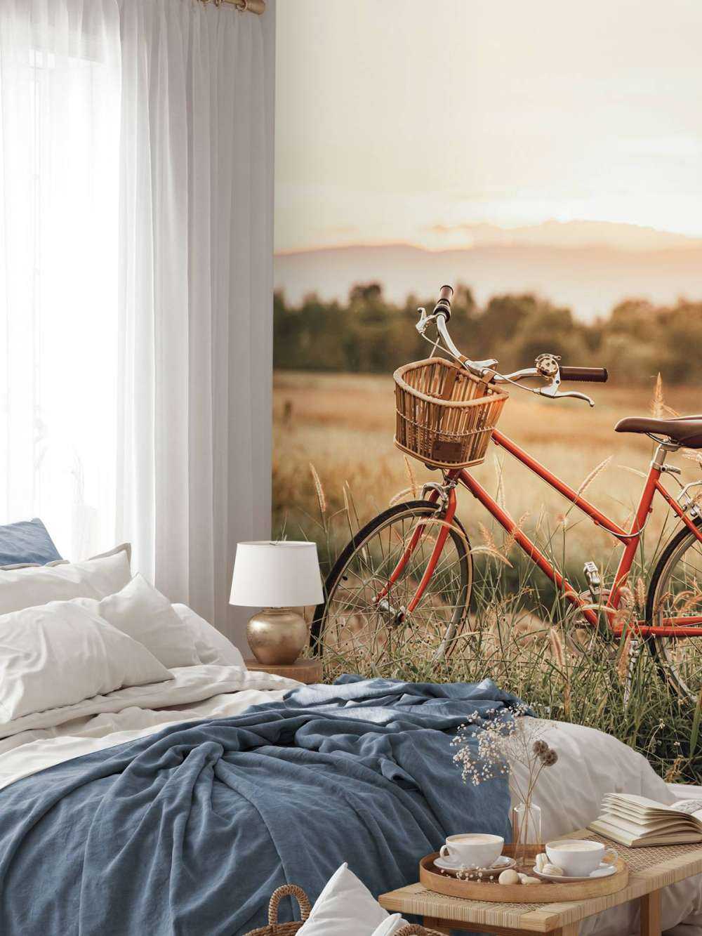 Vélo vintage en été