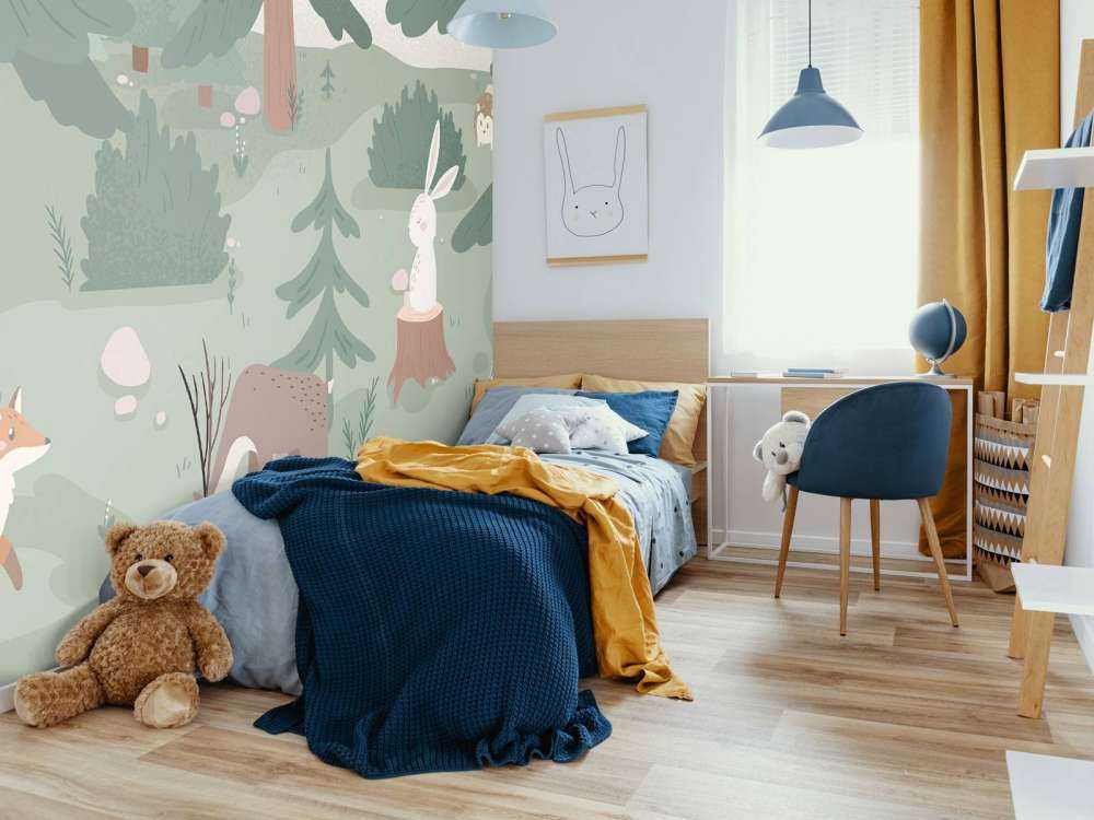 Forêt avec des animaux