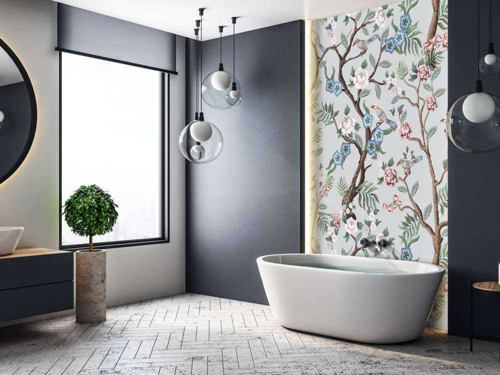 Motif floral, pastel