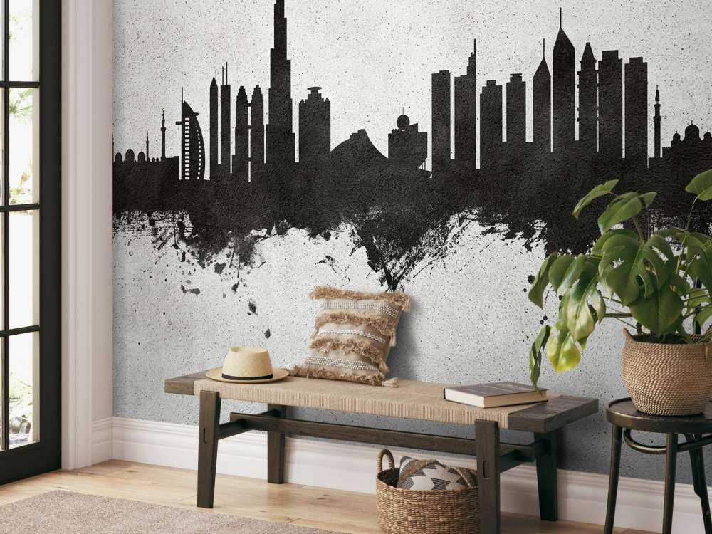 Aquarelle skyline, Dubaï