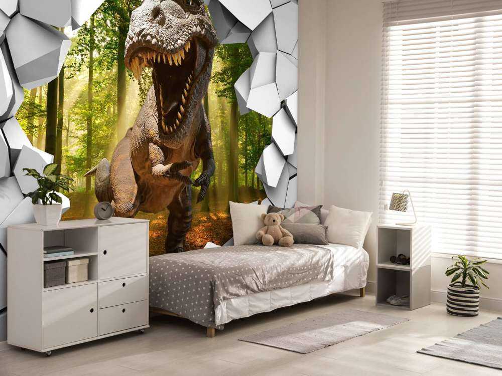 Dino dans un mur