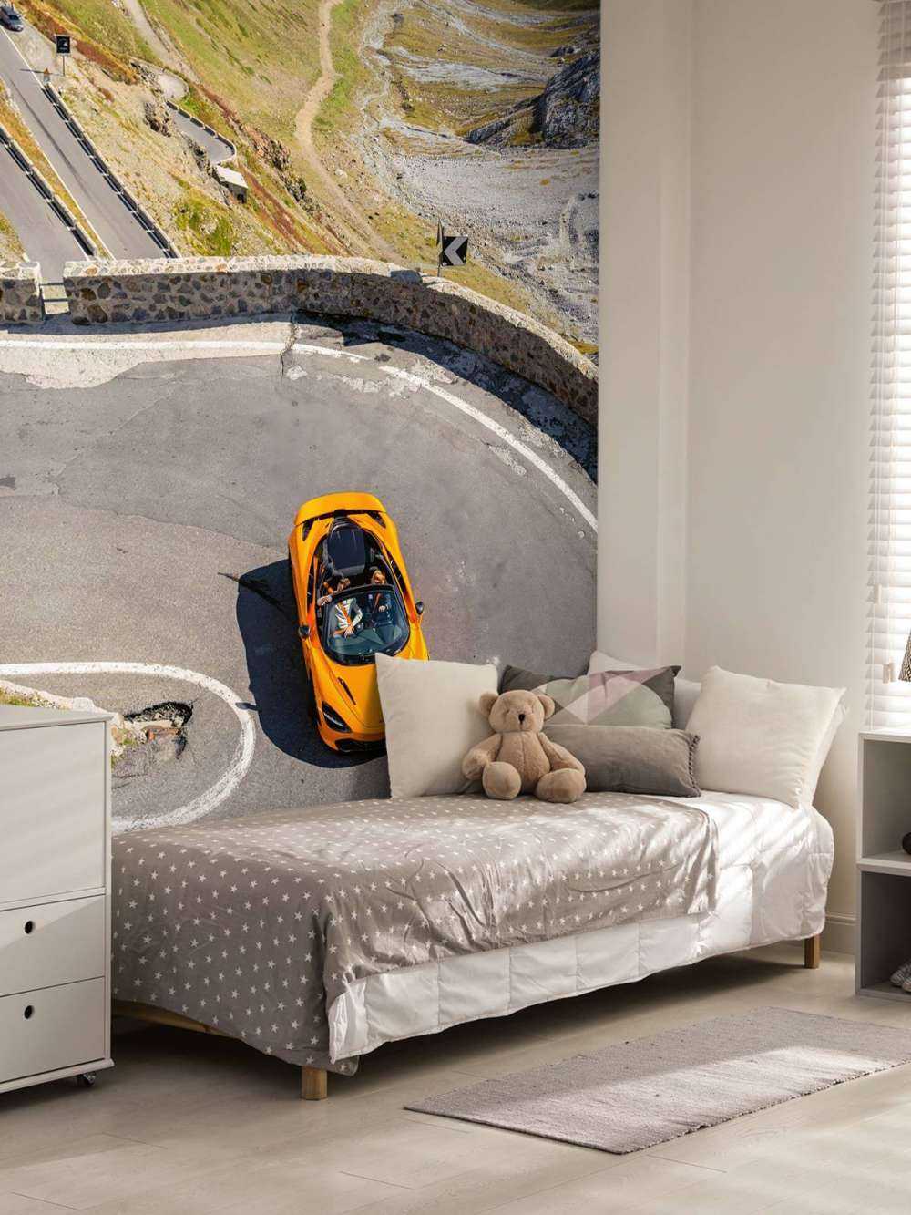 McLaren sur le Stelviopas - couleur