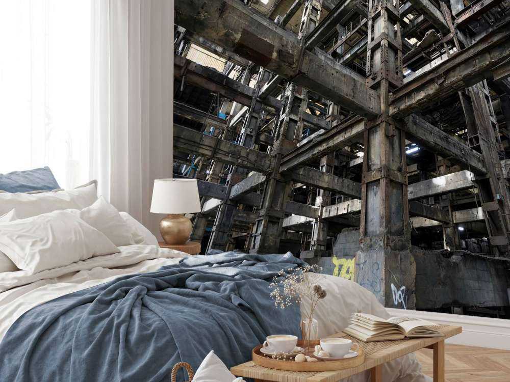 Ancienne laverie de charbon abandonnée
