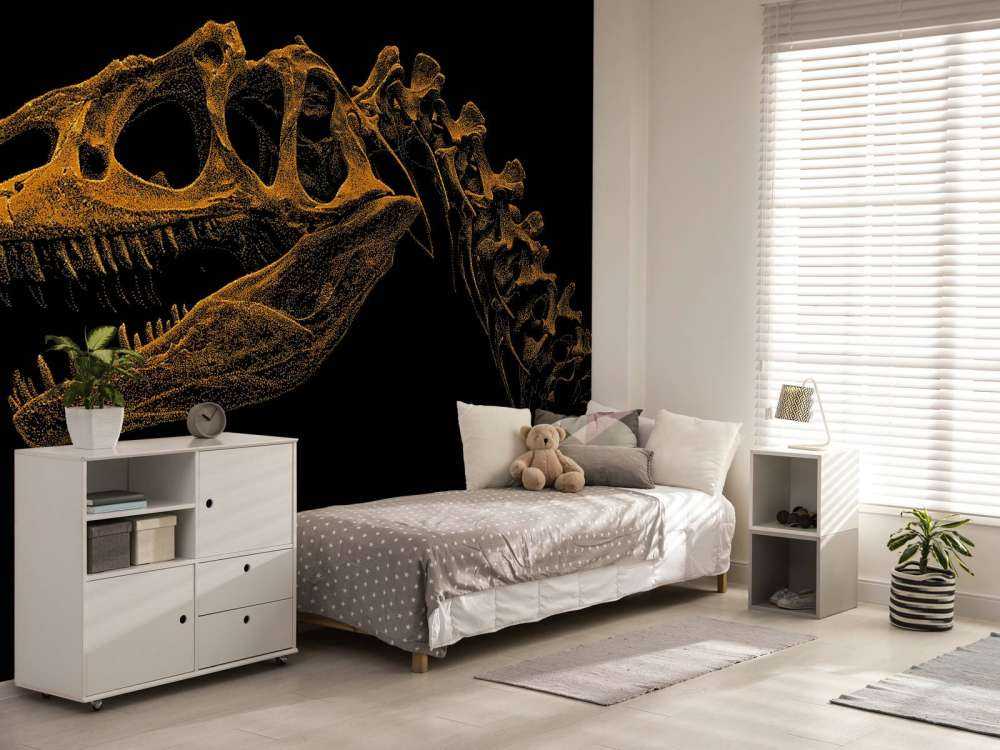 Squelette d'un dinosaure