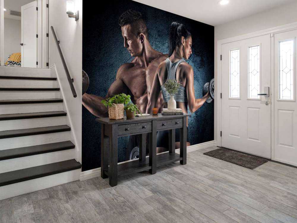 Couple athlétique