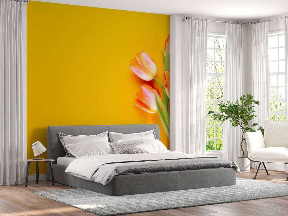 Tulipes sur le jaune