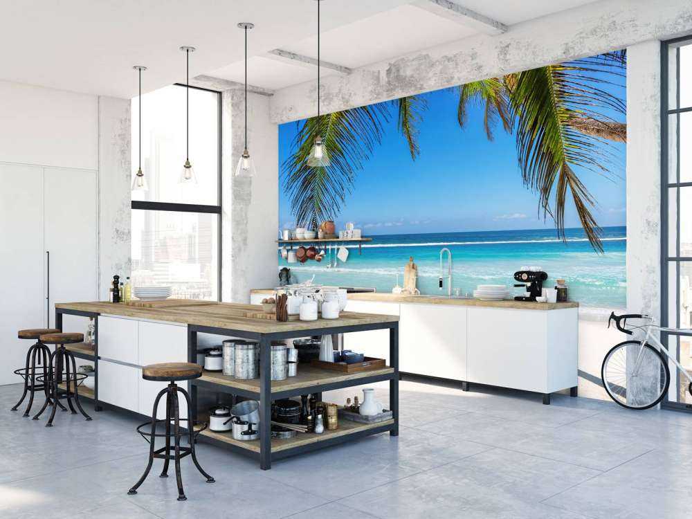 Plage au bord de mer