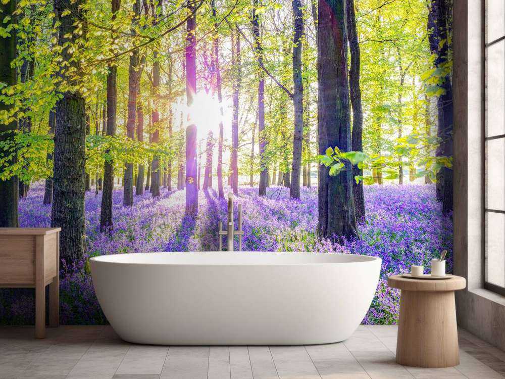 Forêt colorée