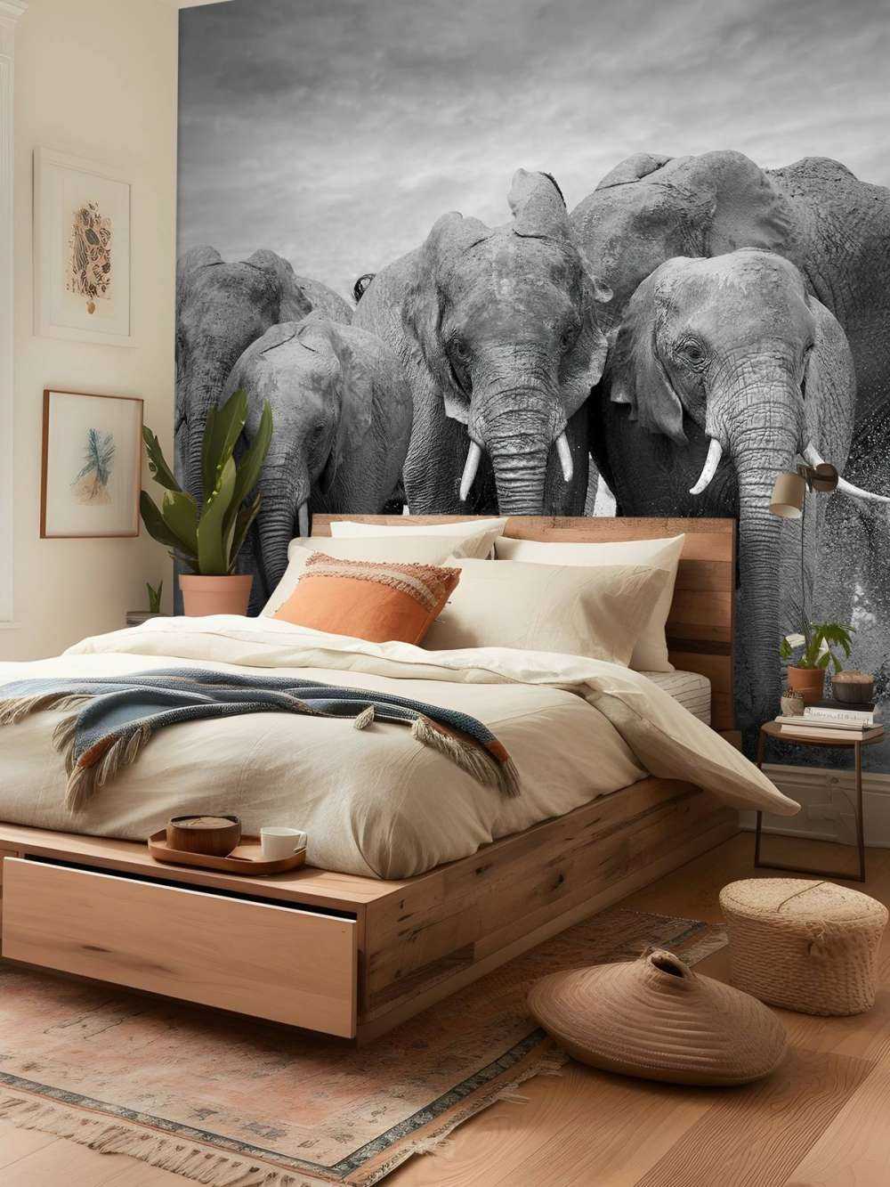 Troupeau d'éléphants