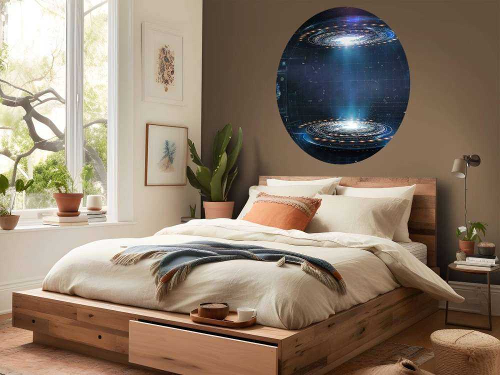 Tableau de bord futuriste