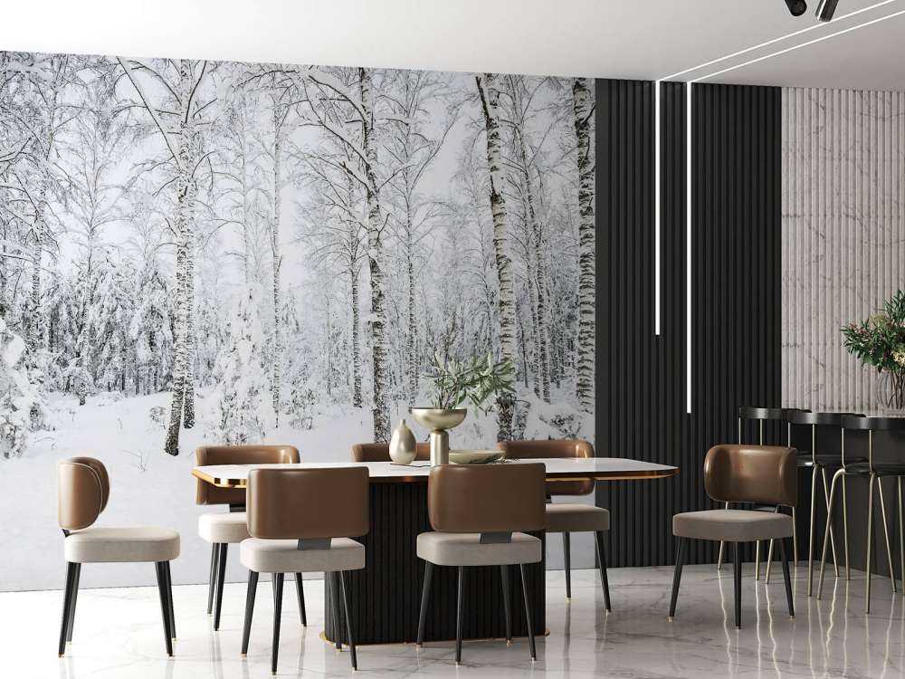 Forêt enneigée