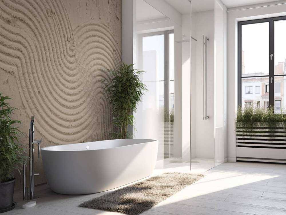 Lignes et structures organiques en taupe