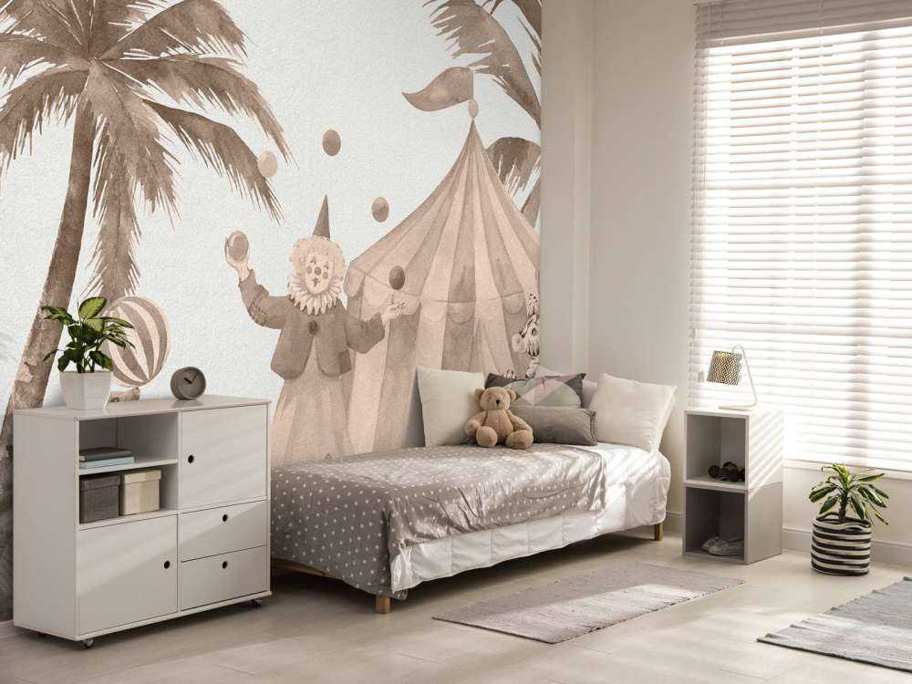 Joyeux animaux de cirque taupe
