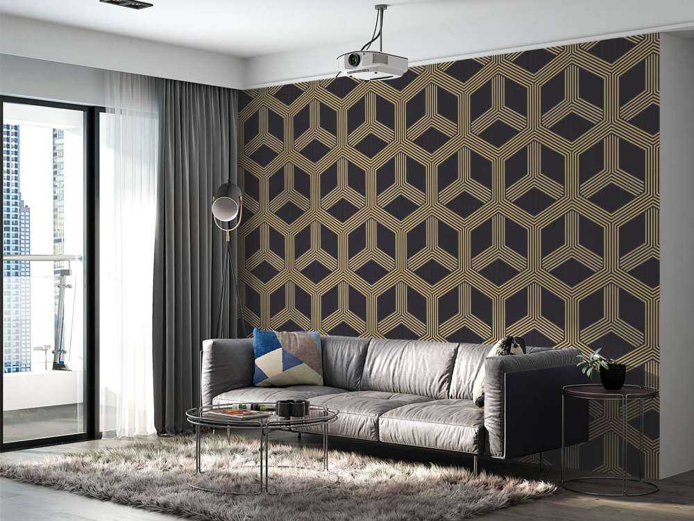 Motif d'illusion art déco