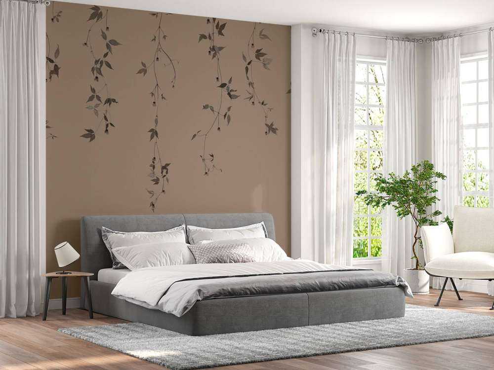 Brins de clématite sur taupe