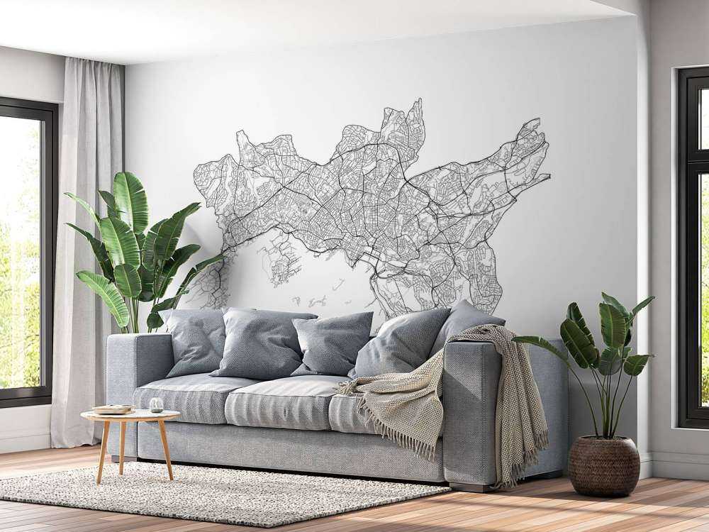 Carte d'Oslo, blanc