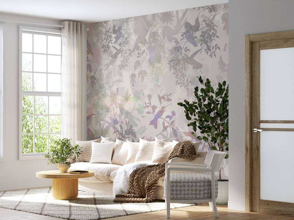 Symphonie de jardin en violet