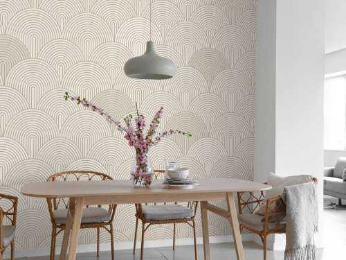 Arches et courbes Boho - sable