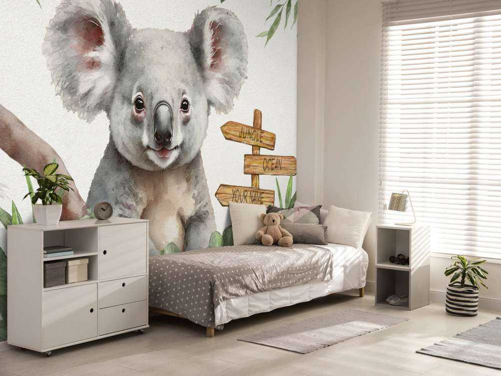 Bébé koala dans la jungle
