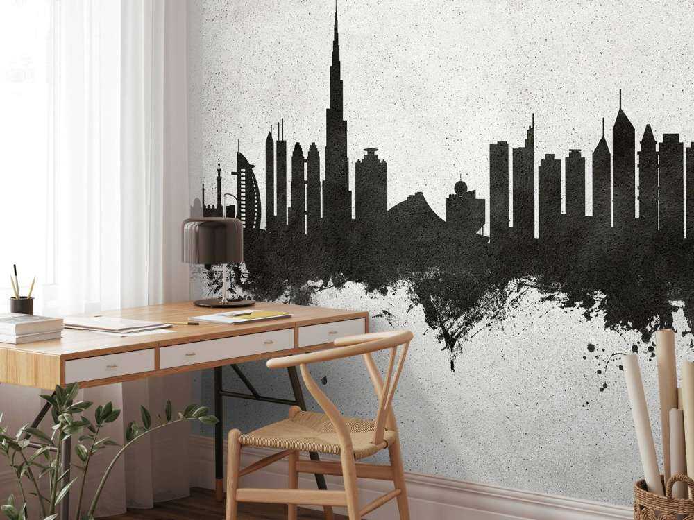 Aquarelle skyline, Dubaï
