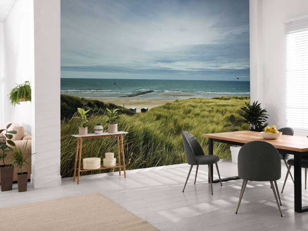 La plage depuis les dunes