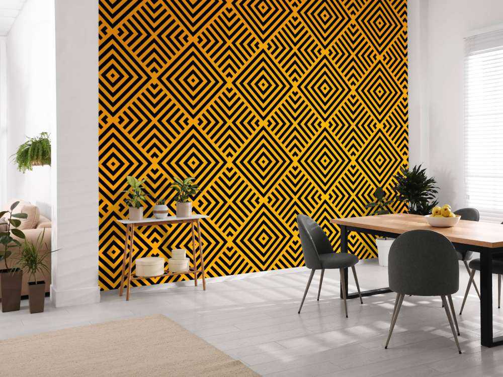 Art déco noir et or