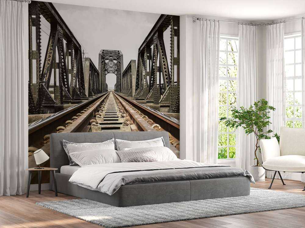 Pont ferroviaire métallique