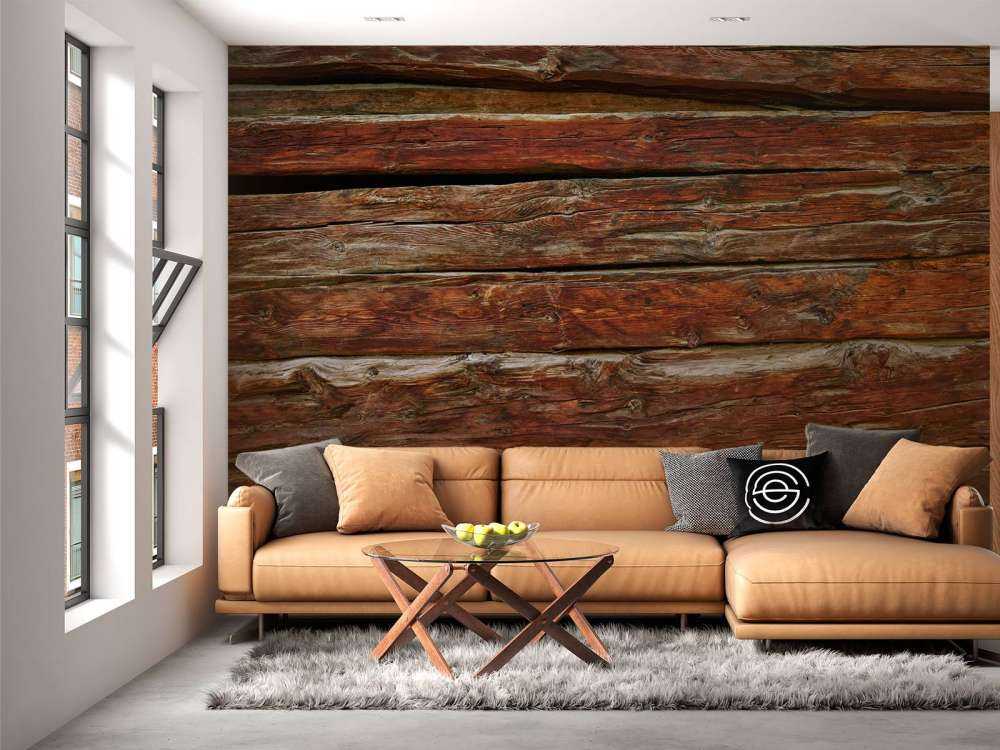 Planches de bois brut