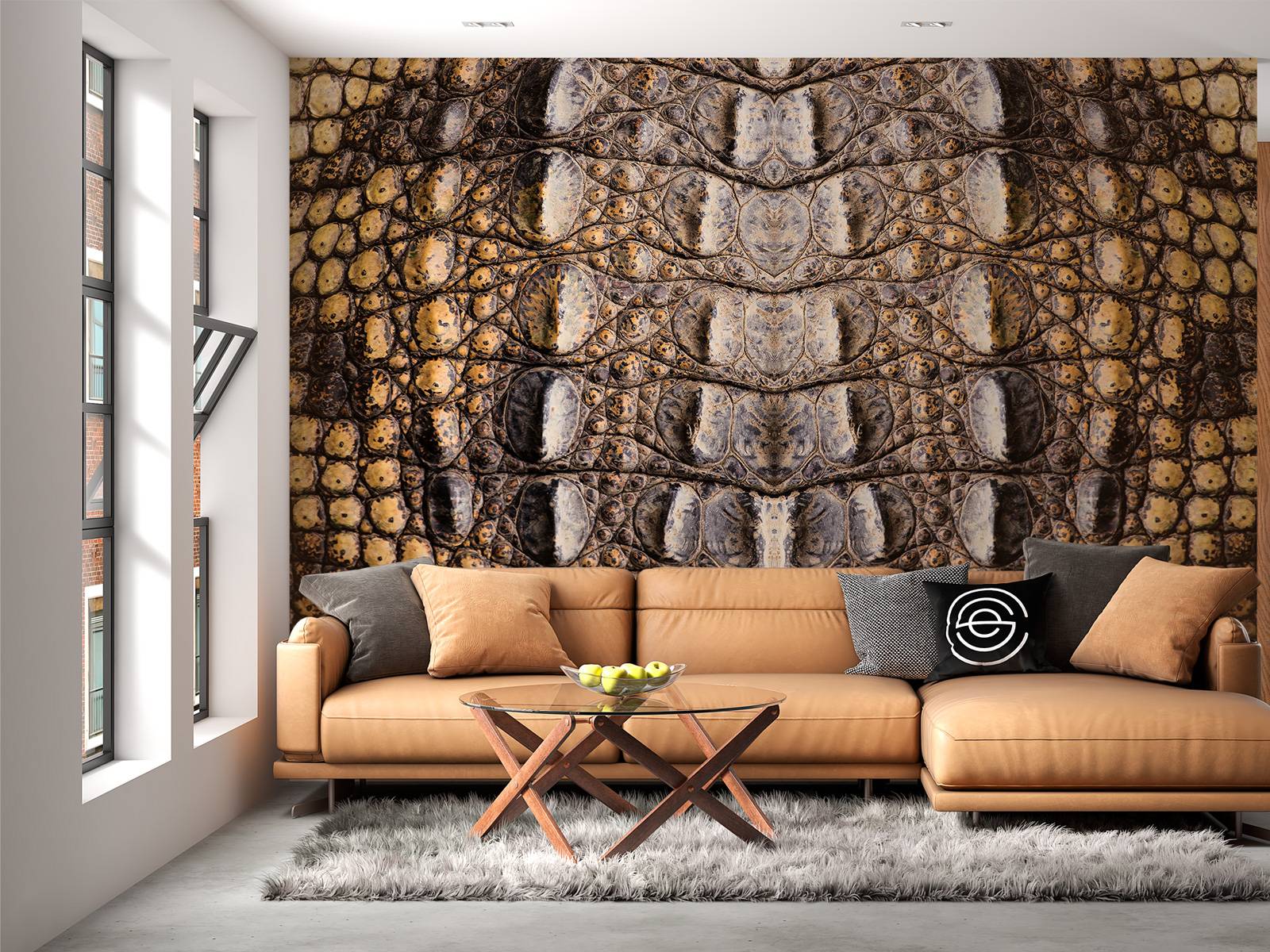 Texture crocodile