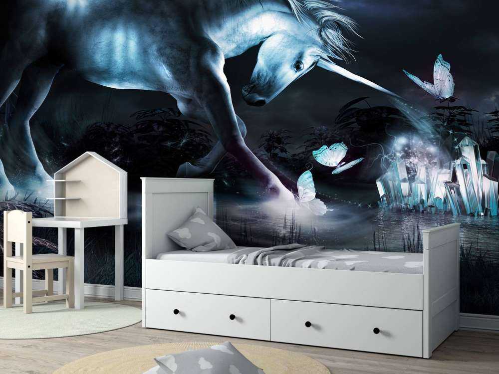 Licorne et papillons
