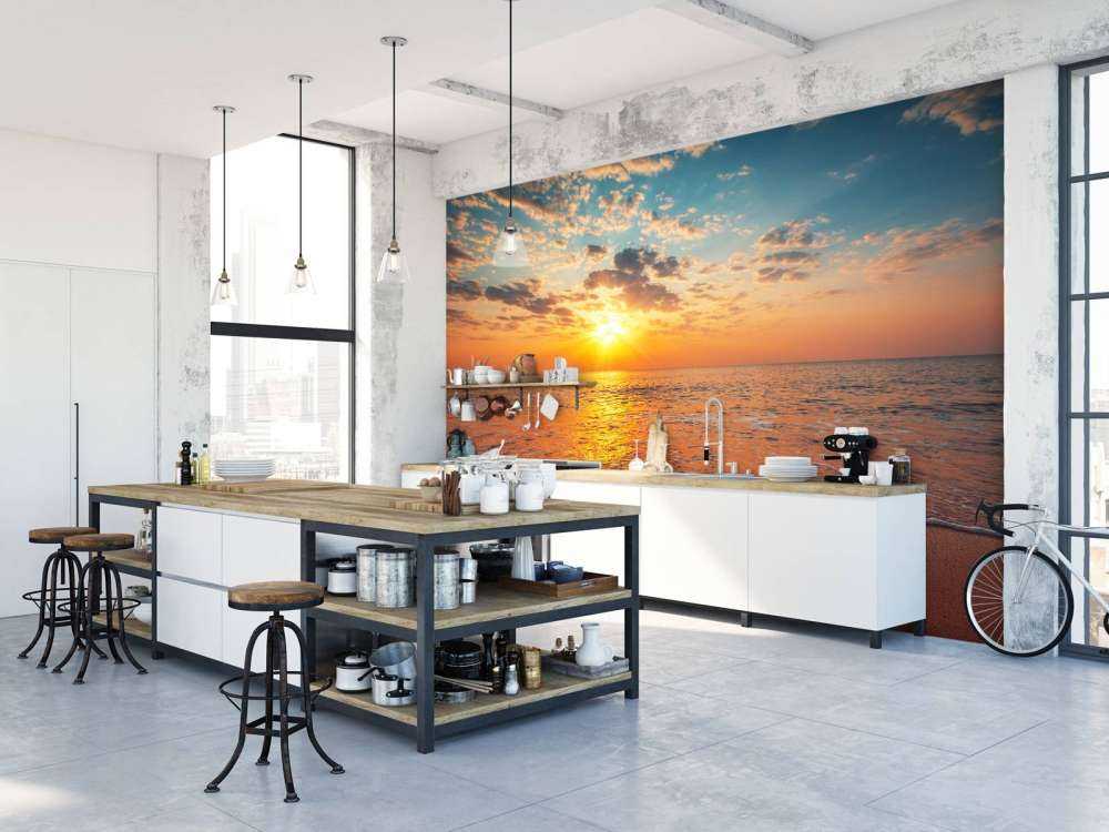 Lever de soleil sur la mer