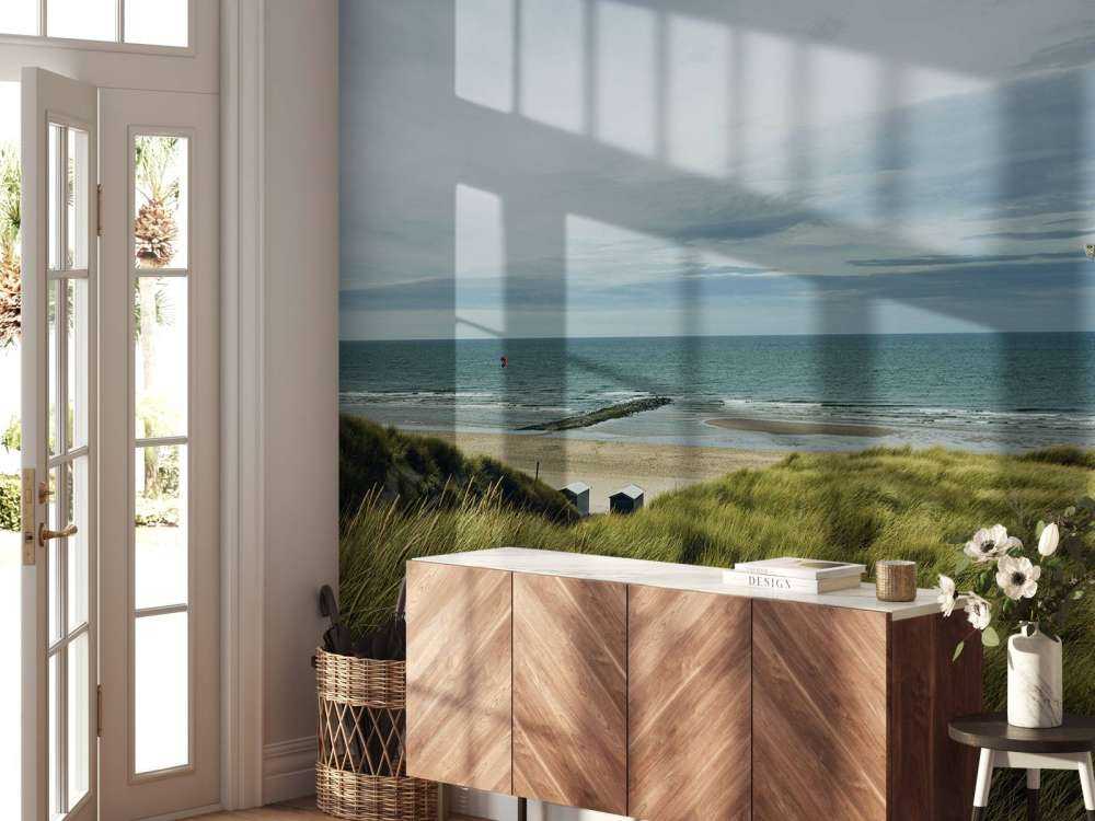 La plage depuis les dunes