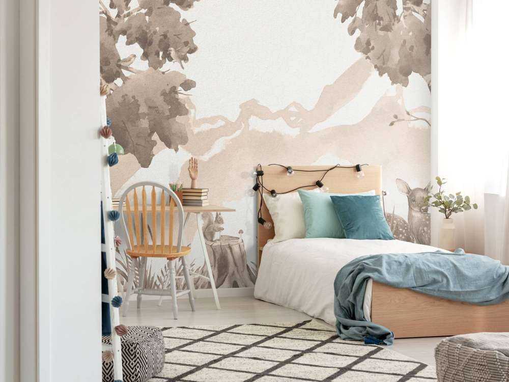 Cerf en taupe