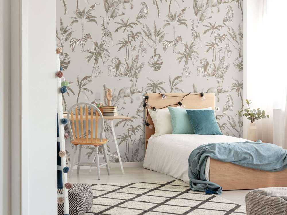 Motif de la jungle animale taupe
