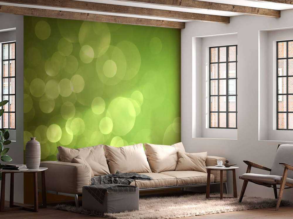 Cercle vert abstrait
