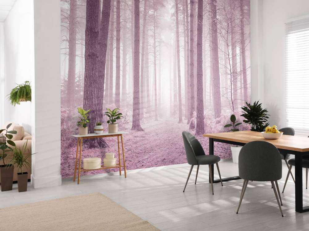 Arbres dans la brume
