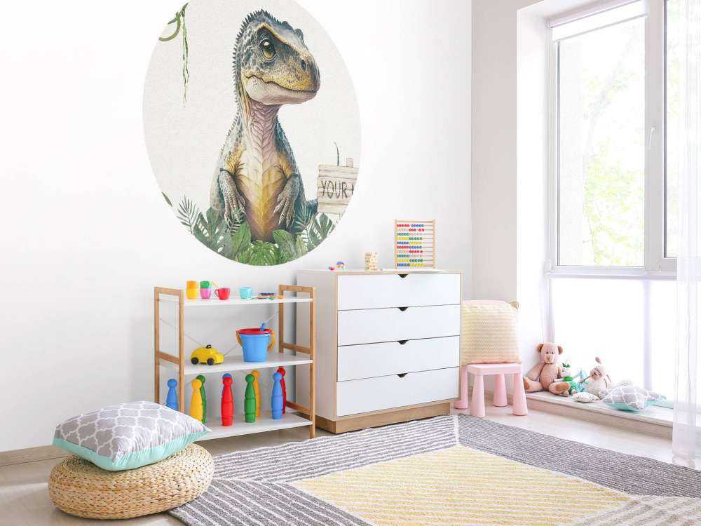 Bébé T-rex dans la jungle