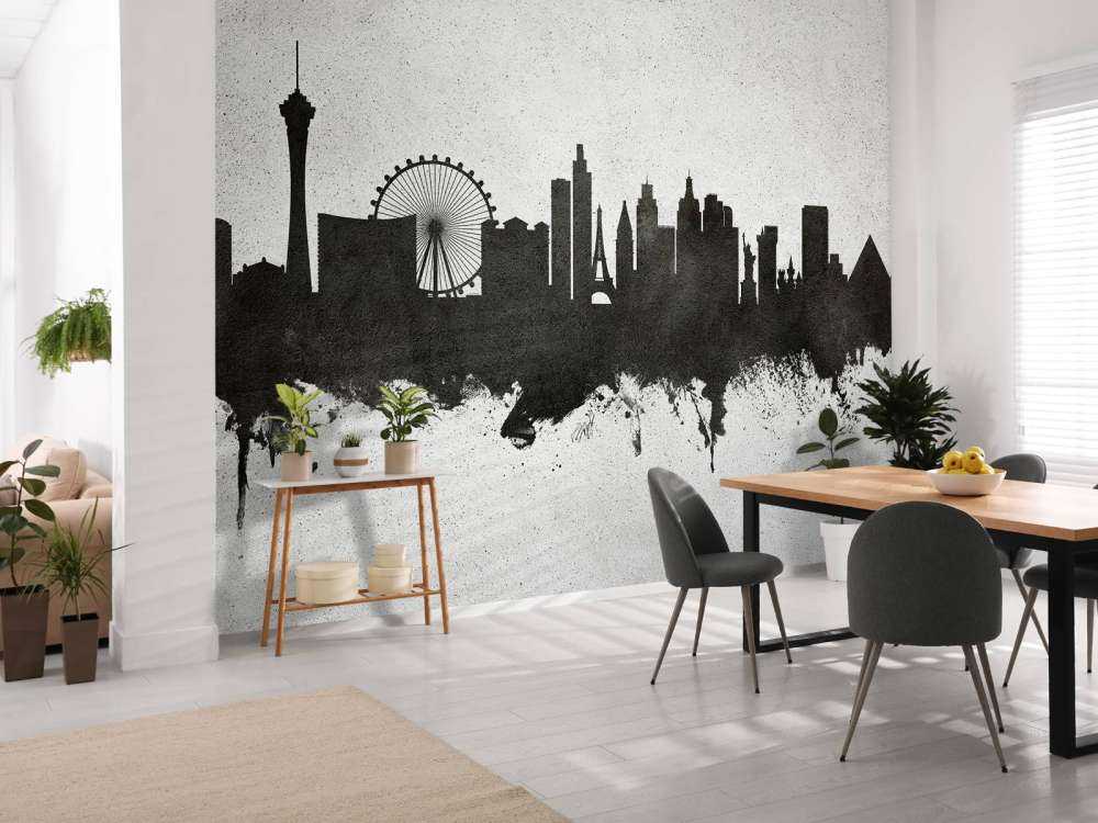 Aquarelle skyline, Las Vegas