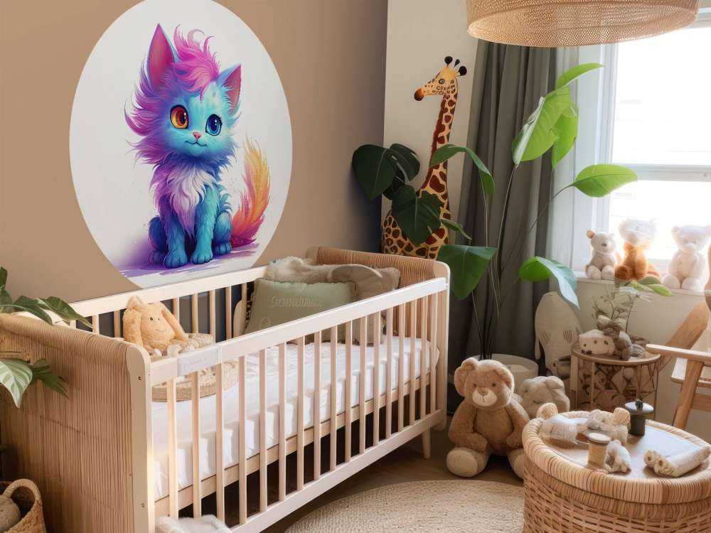 Bébé chat rainbow
