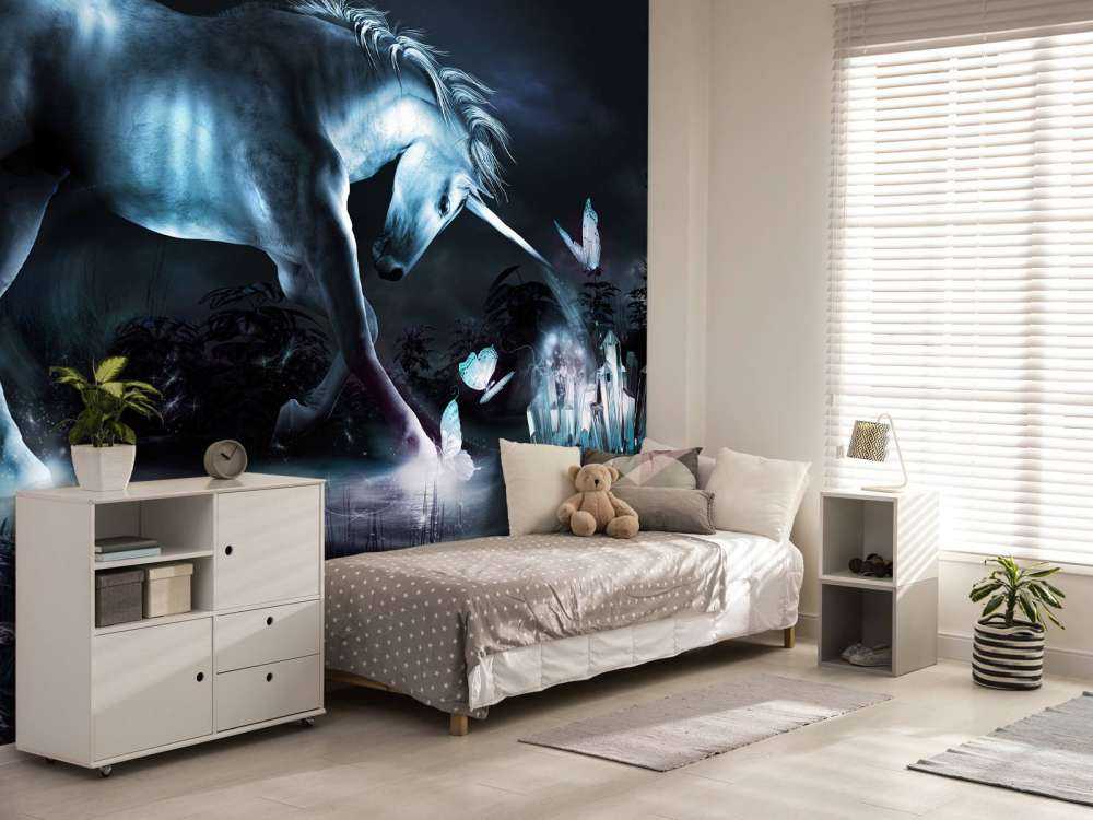 Licorne et papillons