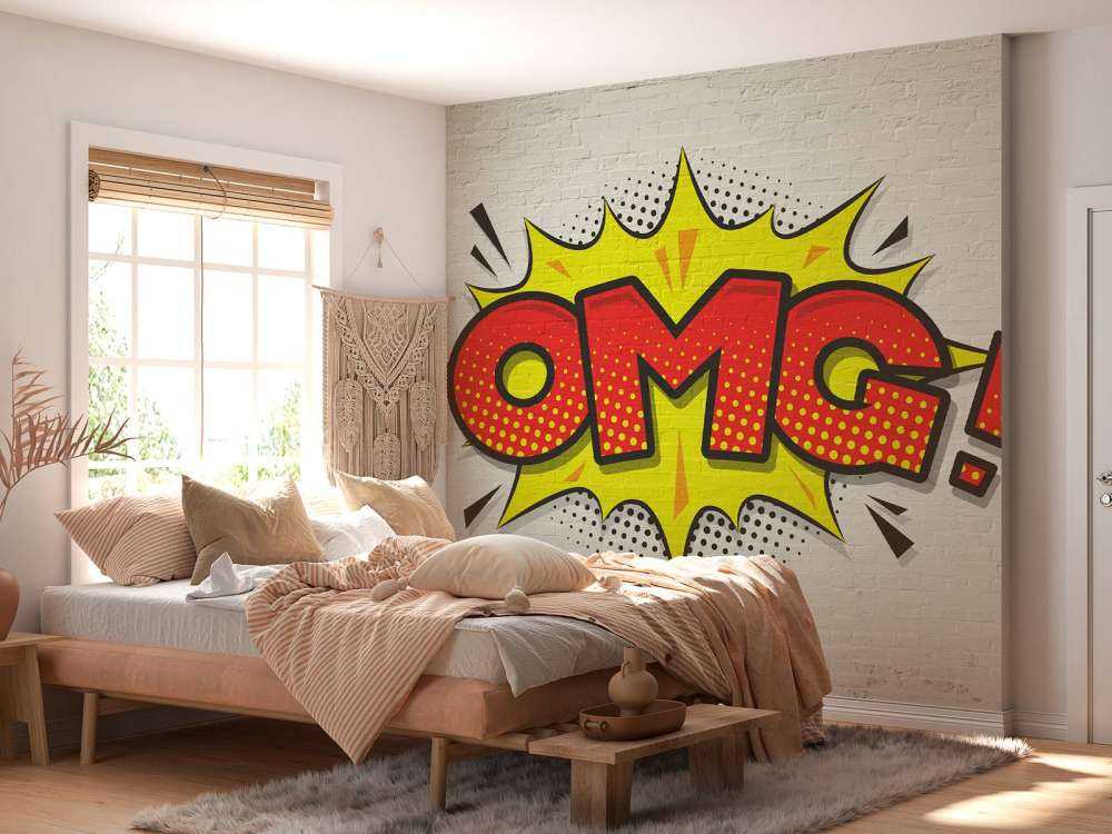 Graffitis colorés sur un mur