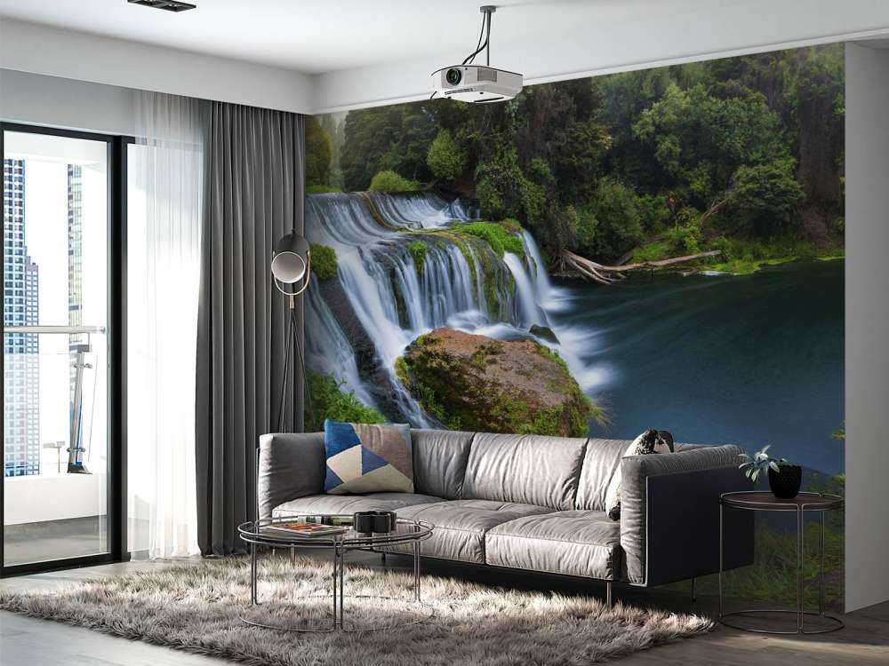 Chute d'eau cachée