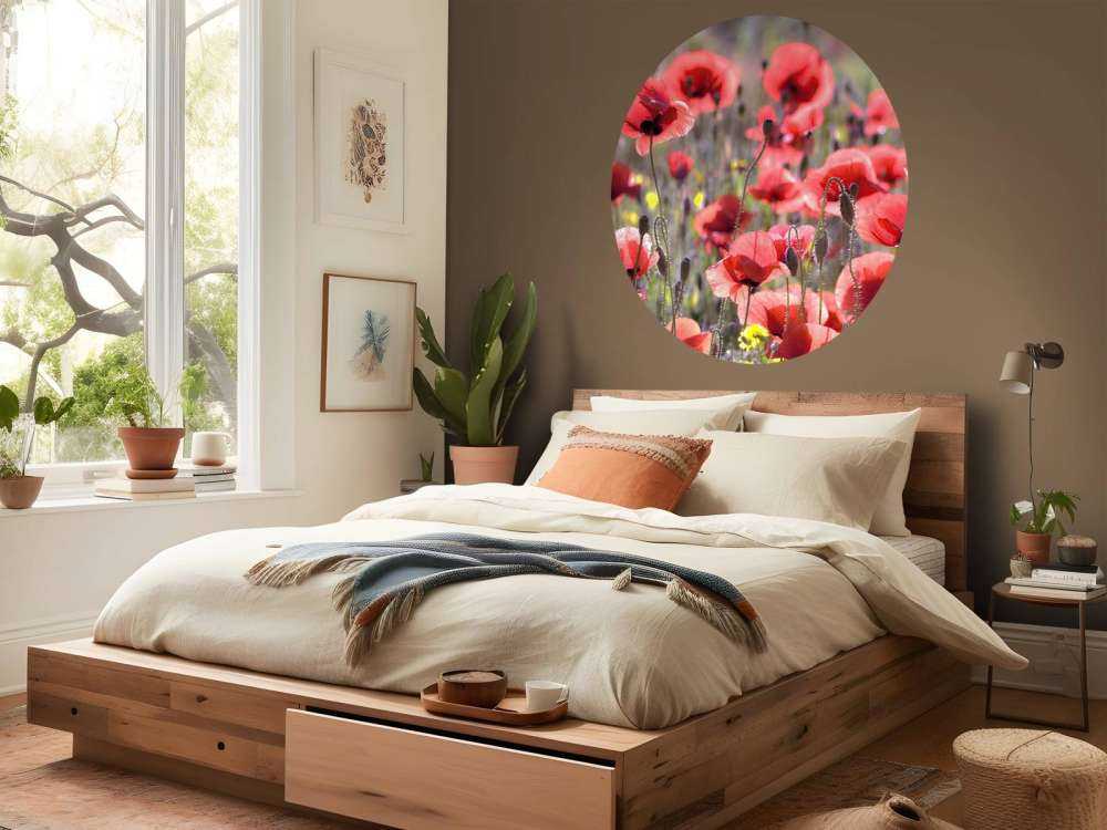 Des coquelicots au look vintage