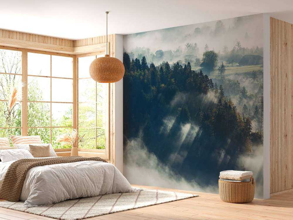 Paysage brumeux